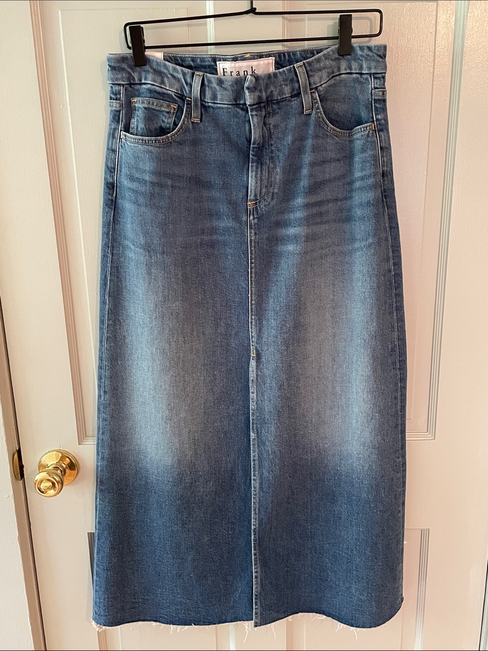 Frank & Eileen Donnybrook Denim Maxi Skirt 29